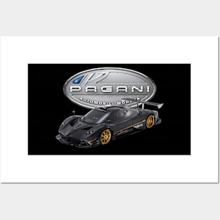 Pagani Zonda Supercar Products Posters and Art